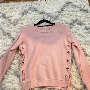 pretty in pink sweater!